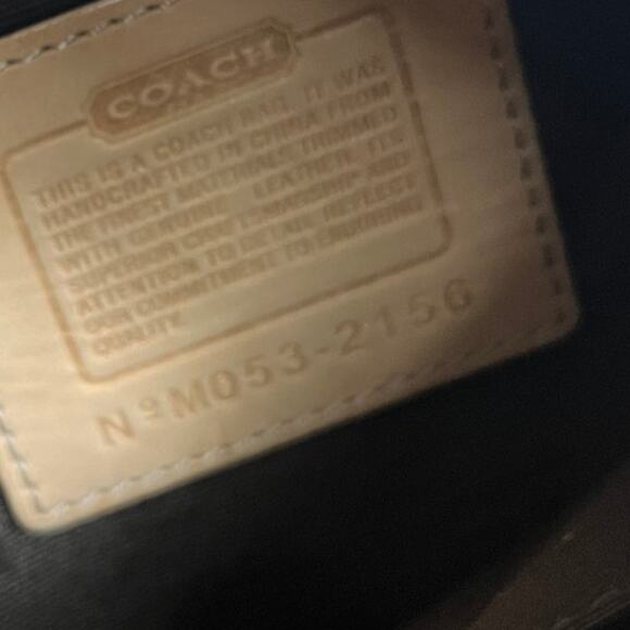 Coach 2156 Tan Signature Fabric Leather Bag Hobo Bucket Style Womens Purse - Picture 2 of 10